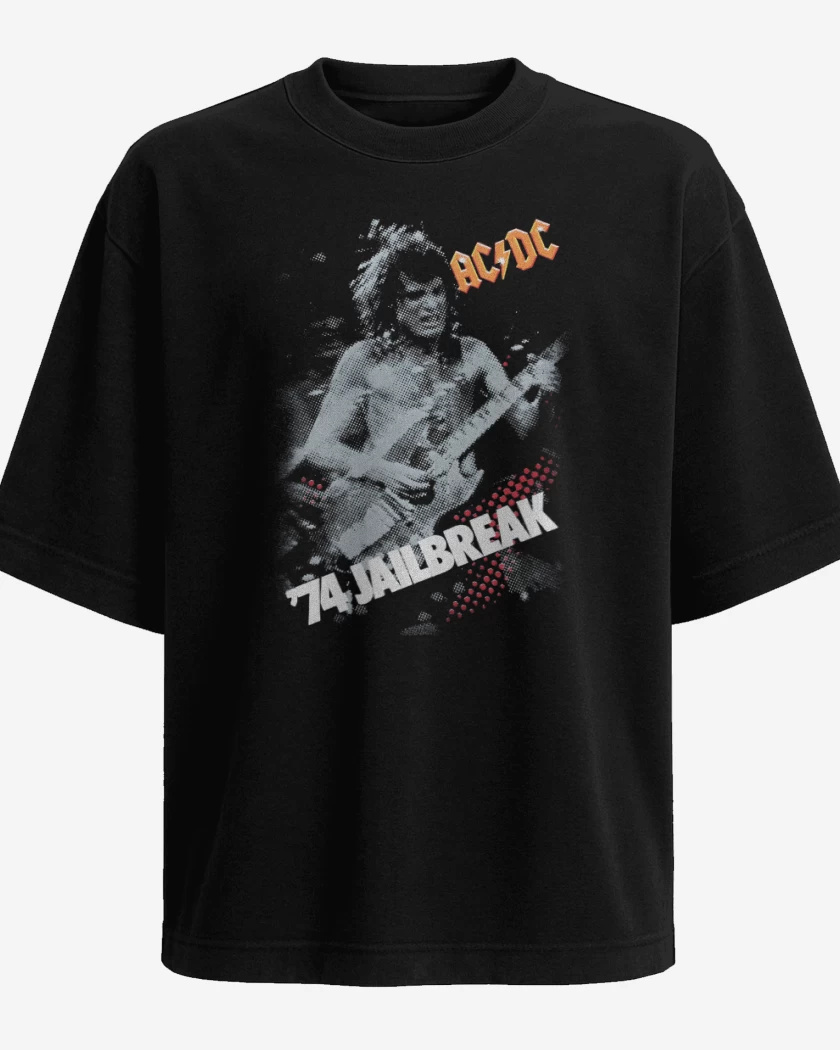 Polera Oversize AC DC Jailbreak