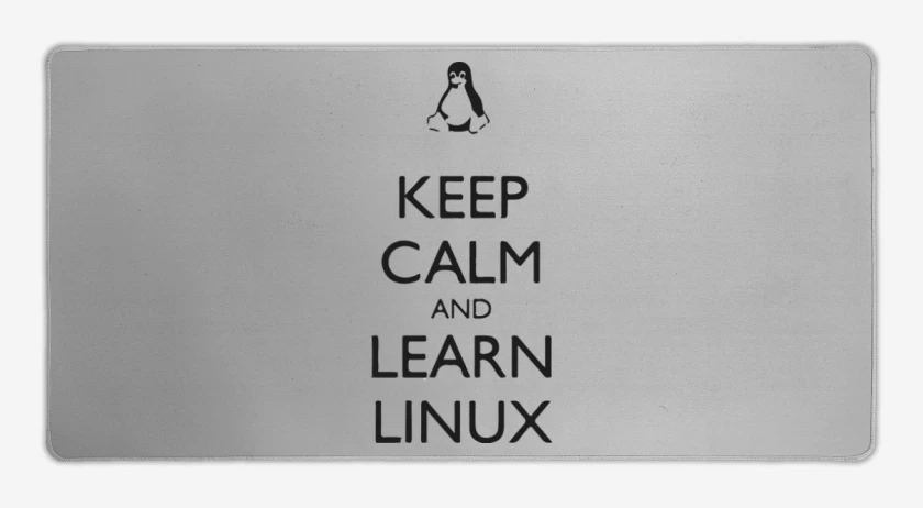 Mouse pad Gamer Keep calm linux