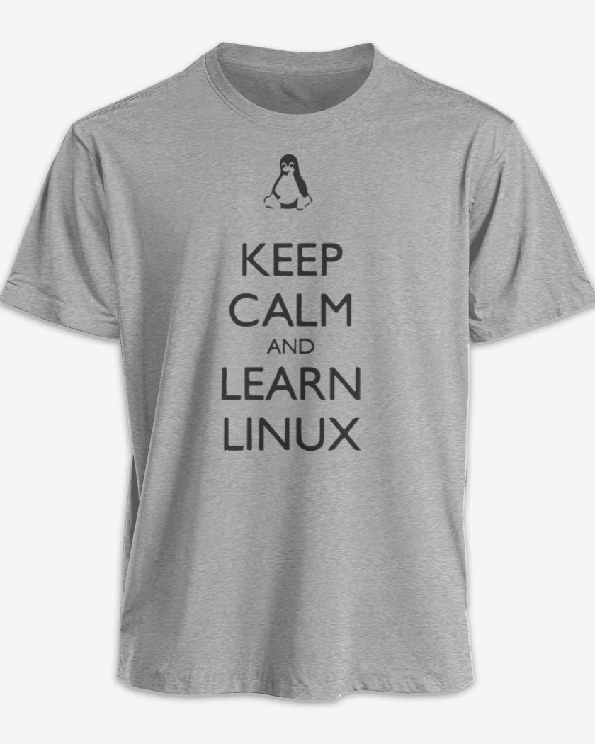 Polera Keep calm linux