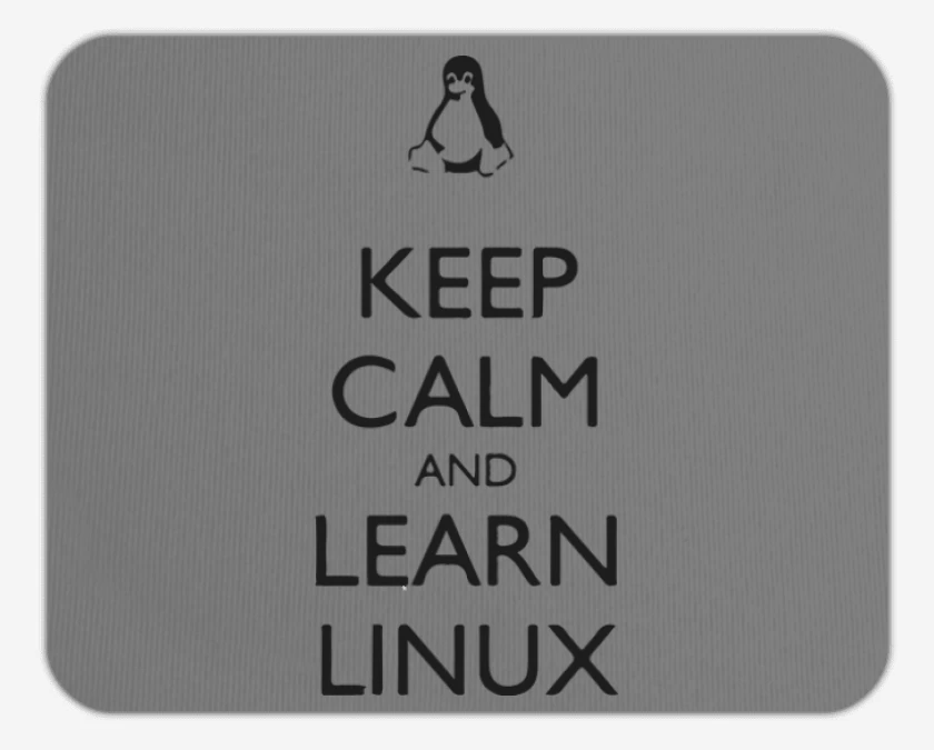 Mousepad Keep calm linux