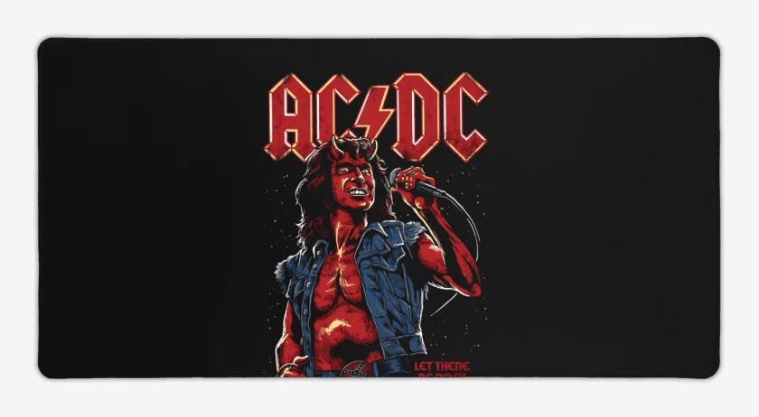 Mouse pad Gamer AC DC Bon Scott Diablo