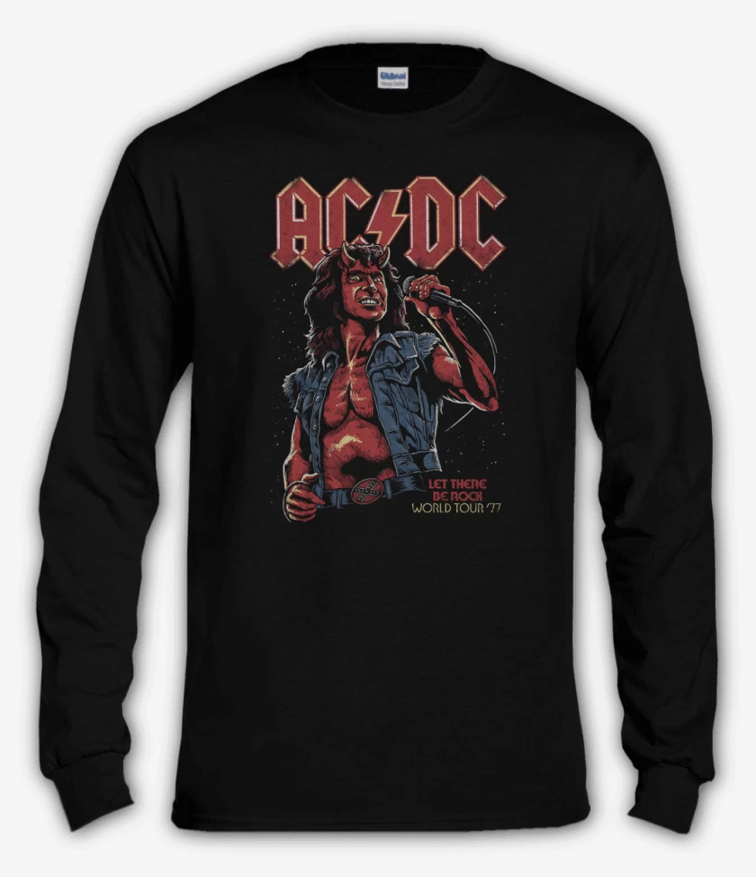 Polera manga larga AC DC Bon Scott Diablo
