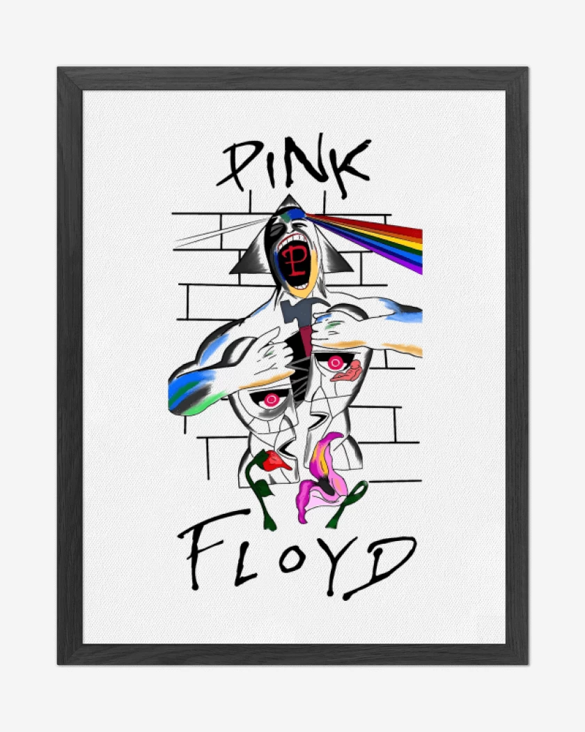 Cuadro decorativo Blanco de Pink Floyd Floyd