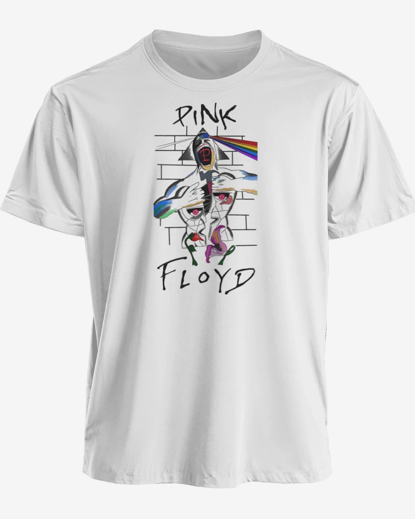 Polera premium Blanco de Pink Floyd Floyd