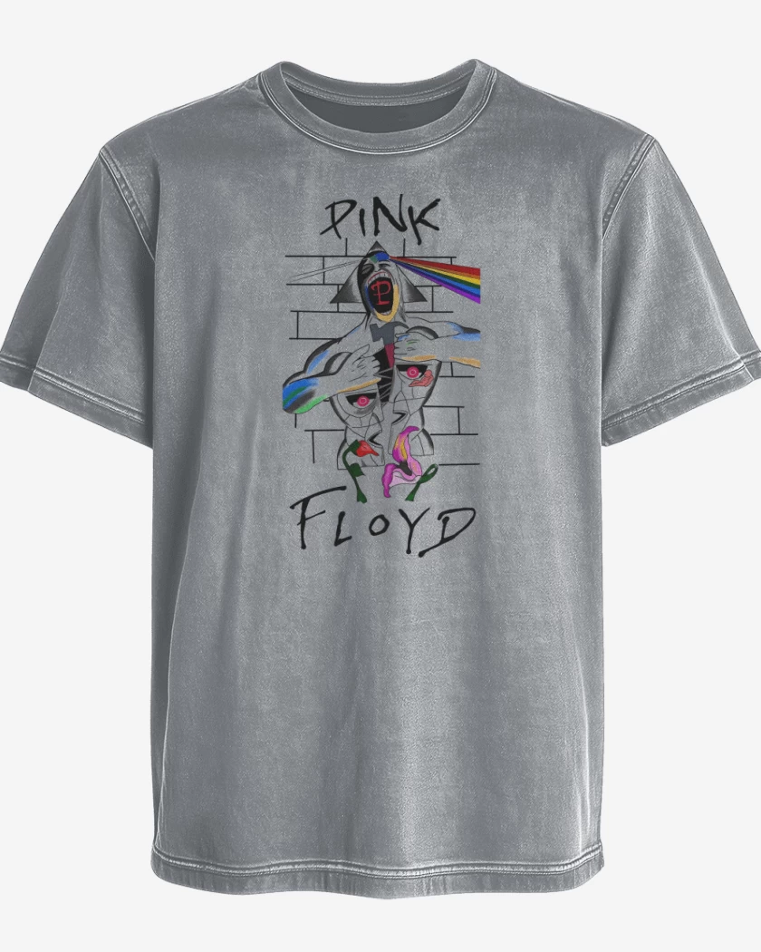 Polera desgastada Pink Floyd Floyd