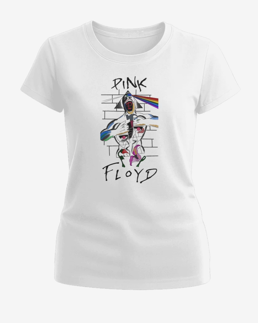 Polera de Mujer Blanco de Pink Floyd Floyd