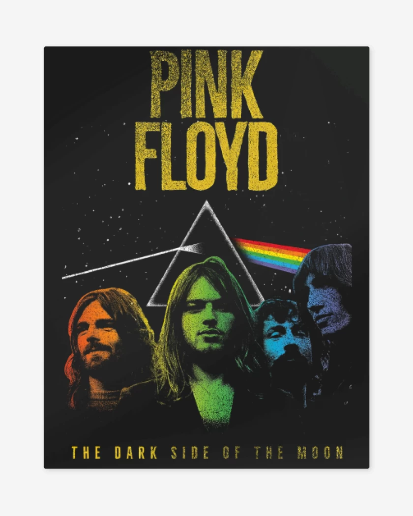 Print metalico Dark Side of Pink Floyd