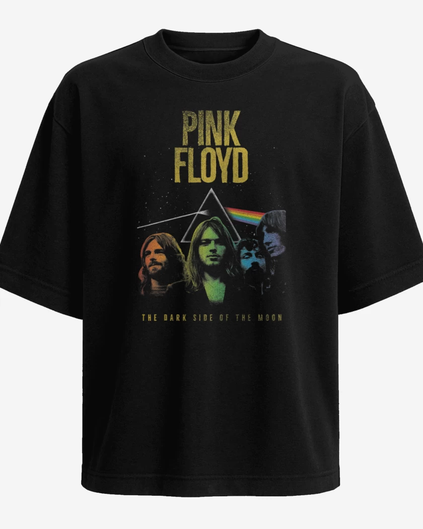 Polera Oversize Dark Side of Pink Floyd
