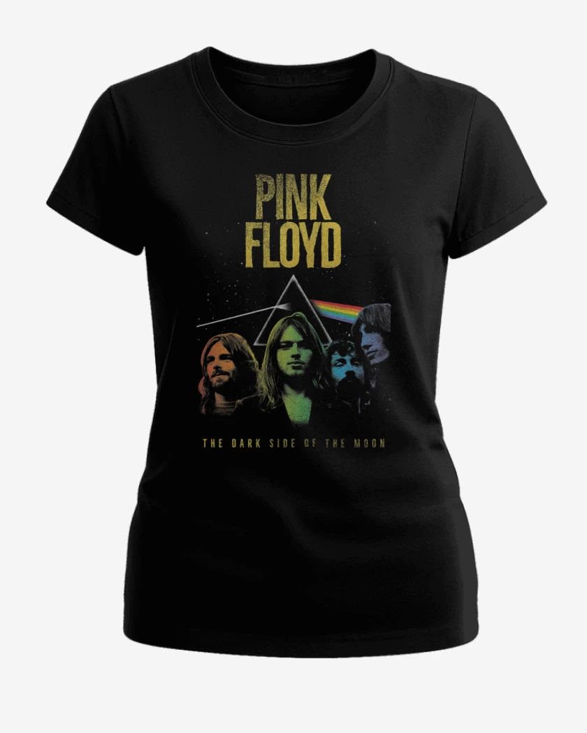 Polera de Mujer Dark Side of Pink Floyd