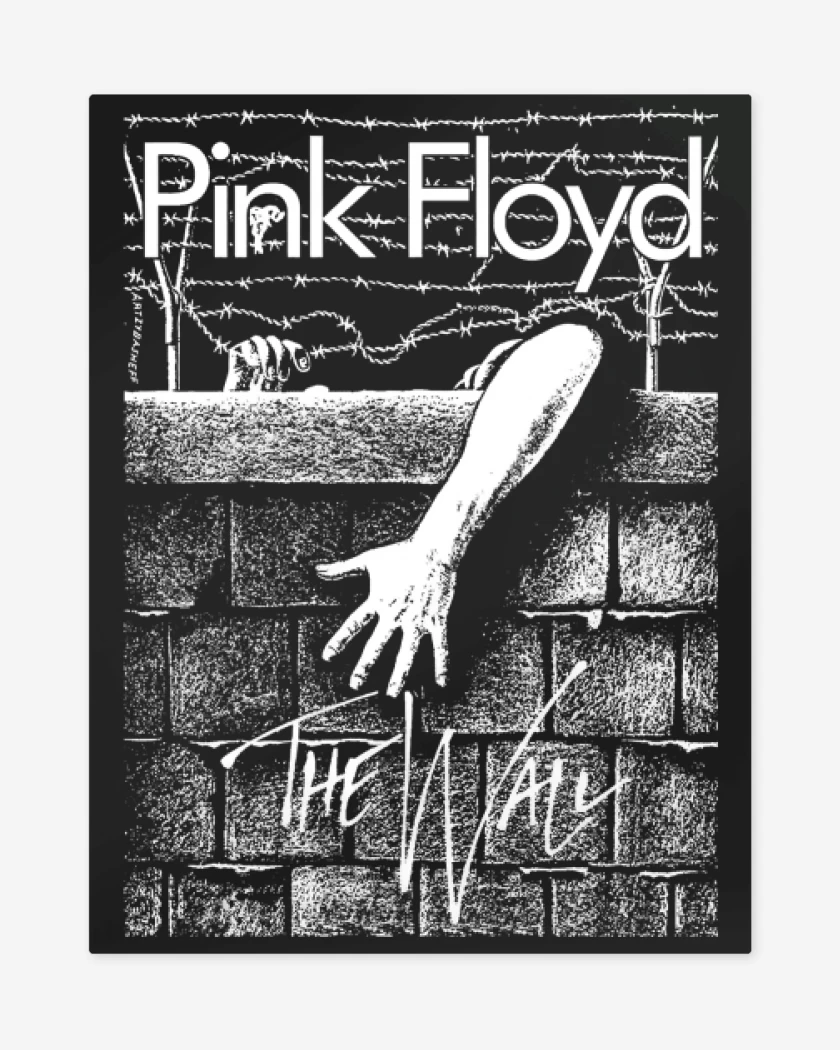 Print metalico Pink Floyd El Muro