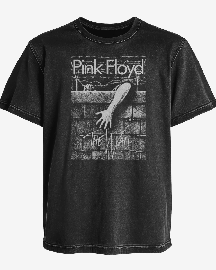 Polera desgastada Pink Floyd El Muro