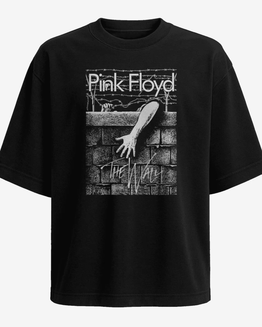 Polera Oversize Pink Floyd El Muro