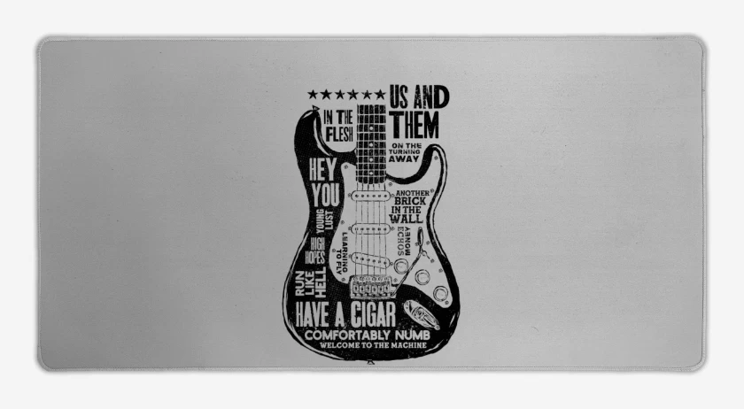 Mouse pad Gamer Gilmour Guitar