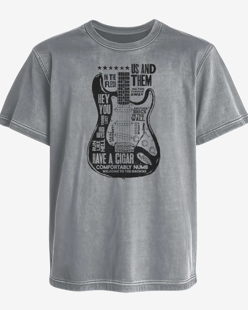 Polera desgastada Gilmour Guitar