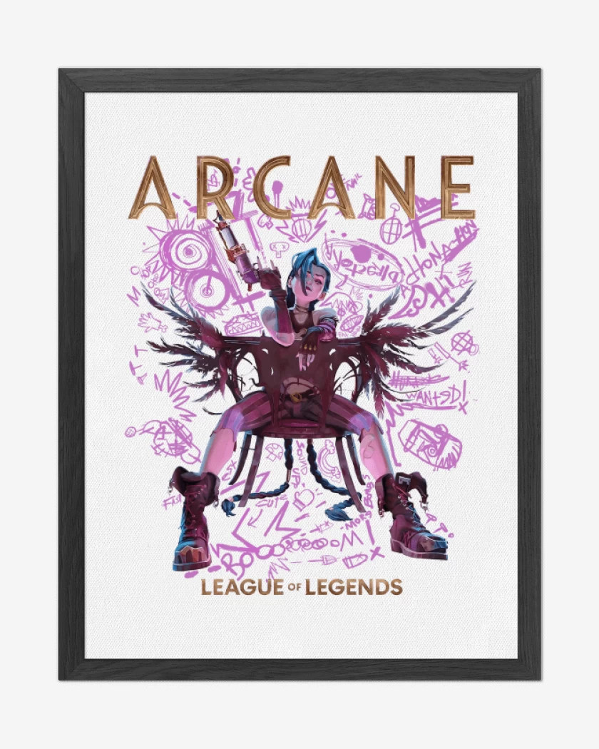 Cuadro decorativo Blanco de Arcane Jynx