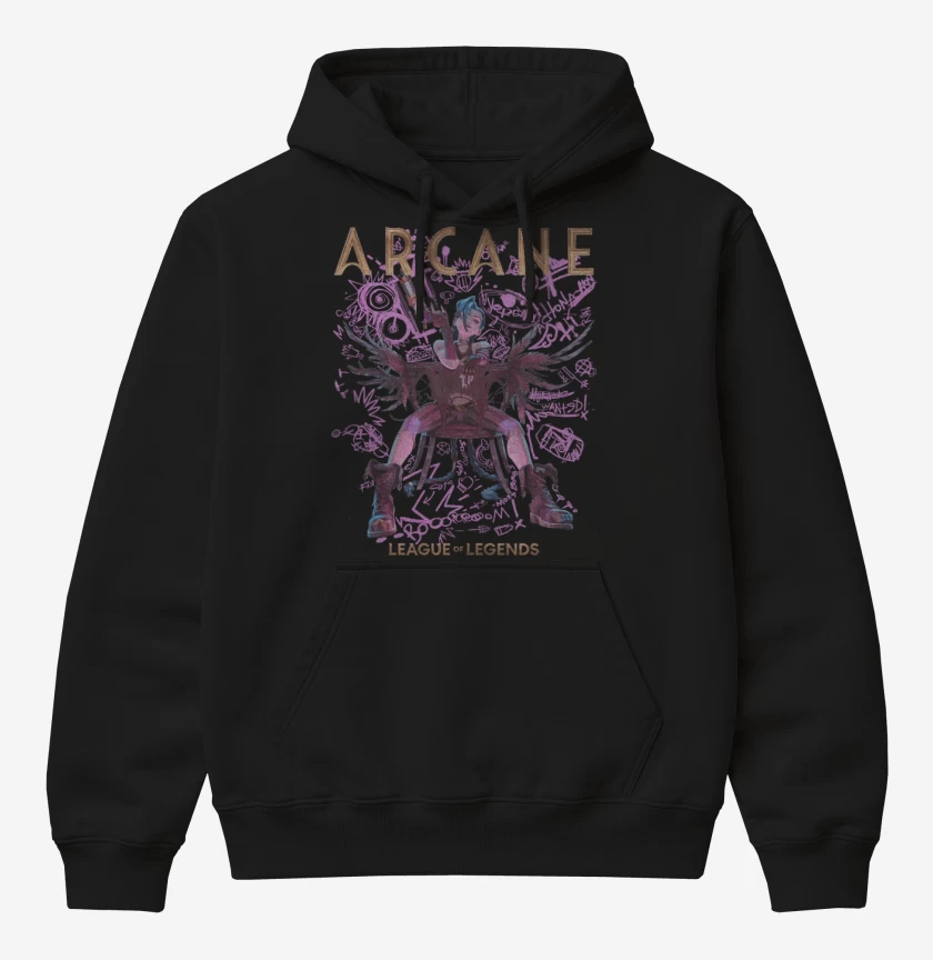 Poleron Canguro básico Arcane Jynx