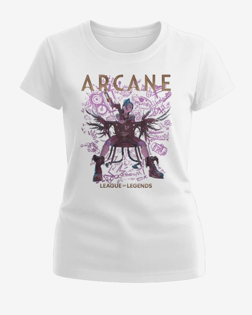 Polera de Mujer Blanco de Arcane Jynx