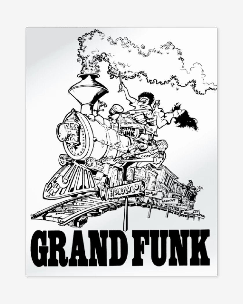 Print metalico Grand Funk Railroad