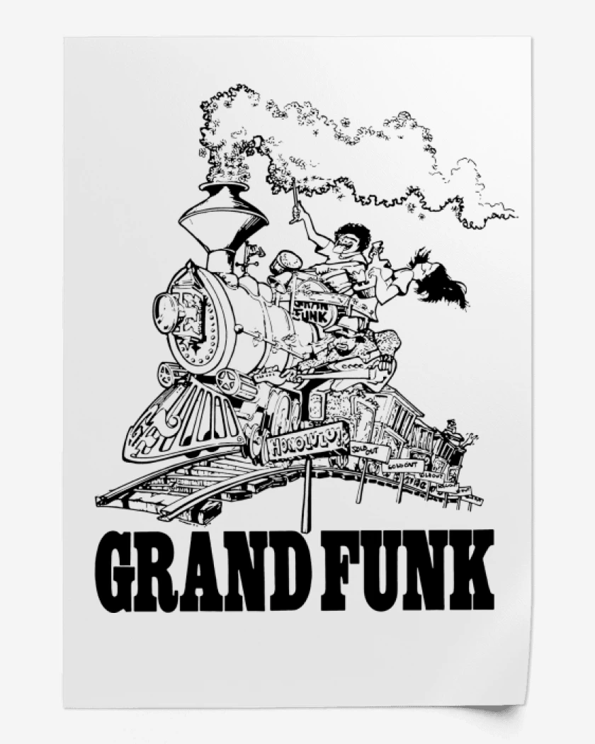 Print Grand Funk Railroad