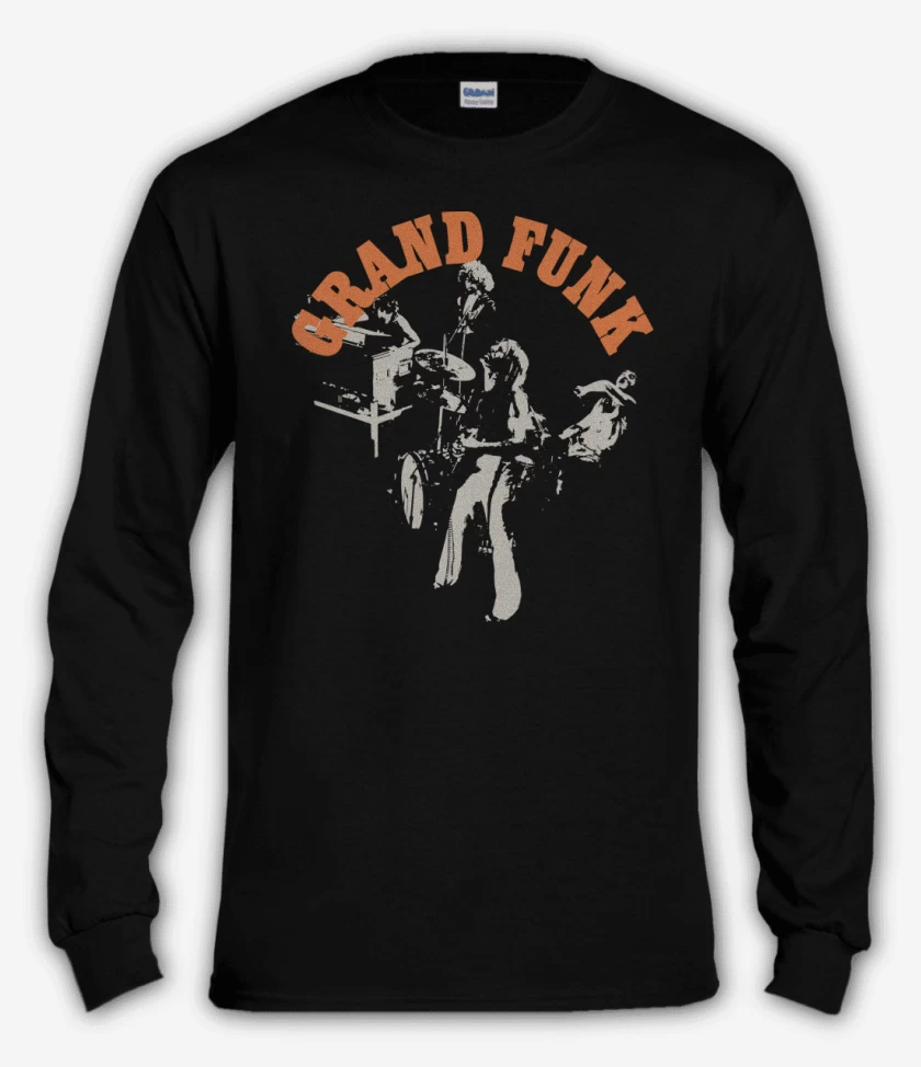 Polera manga larga Negro de Grand Funk Rail
