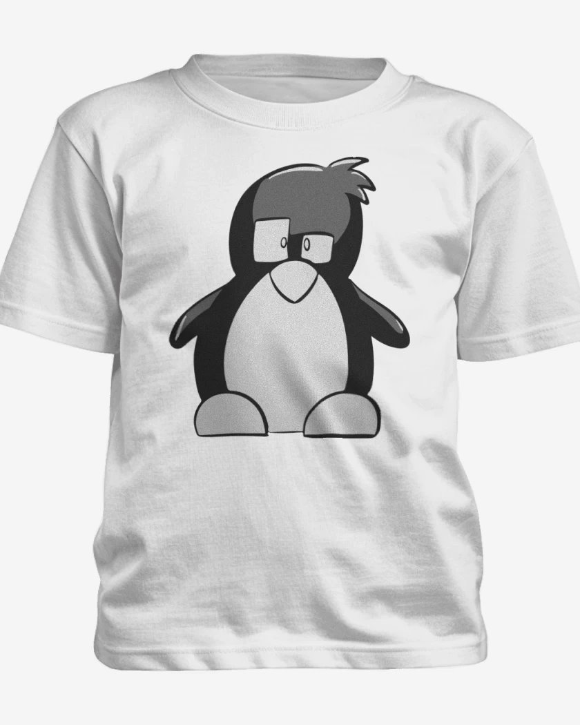 Polera de niño Blanco de Linux