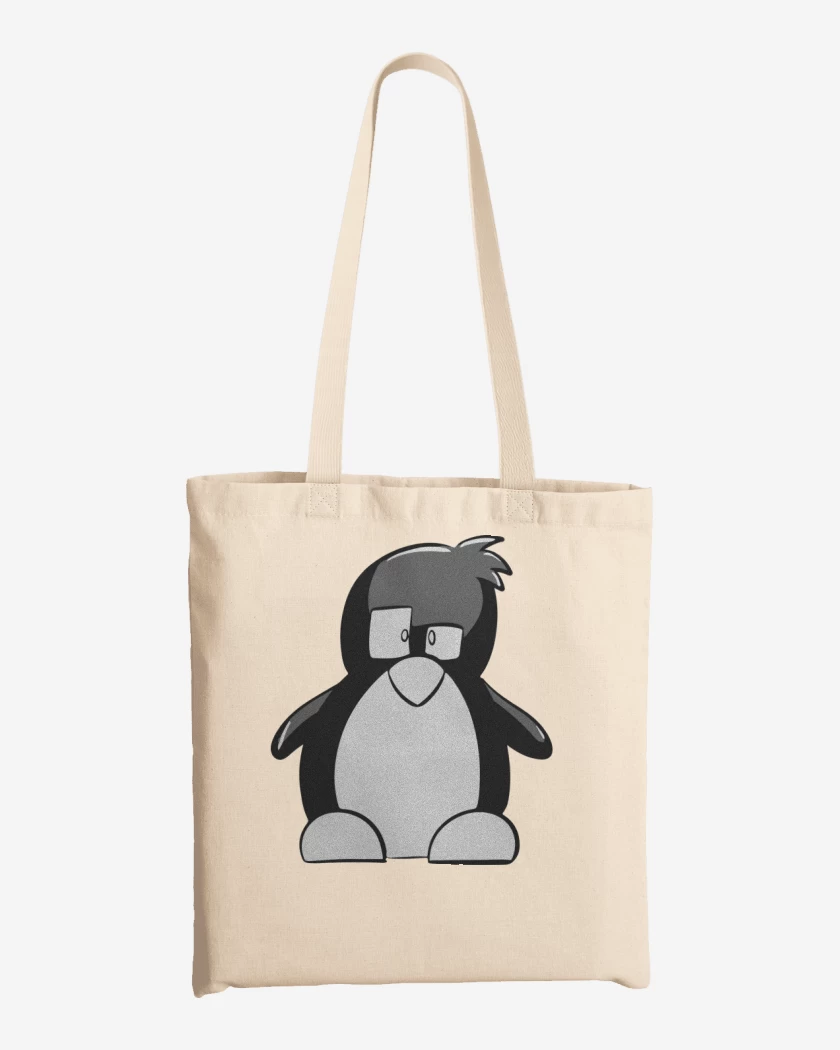Totebag Blanco de Linux