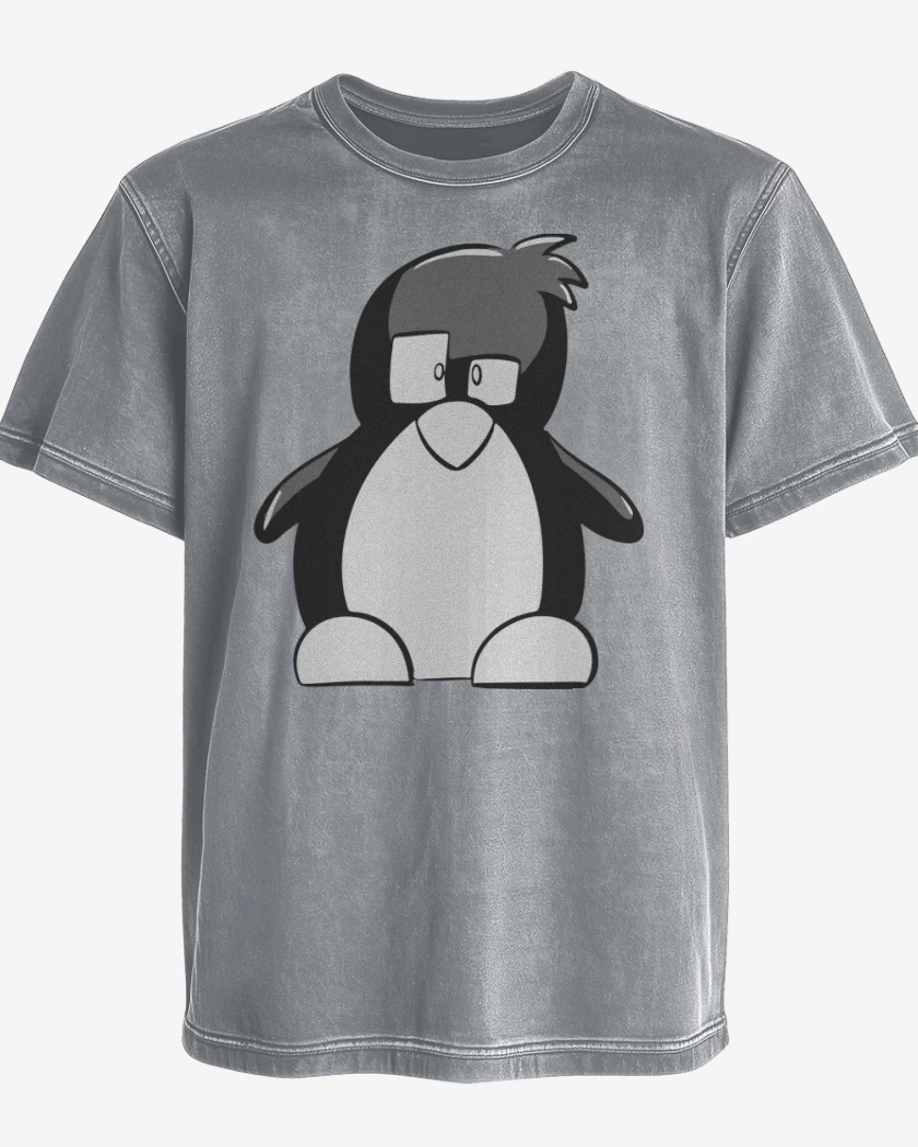 Polera desgastada Linux