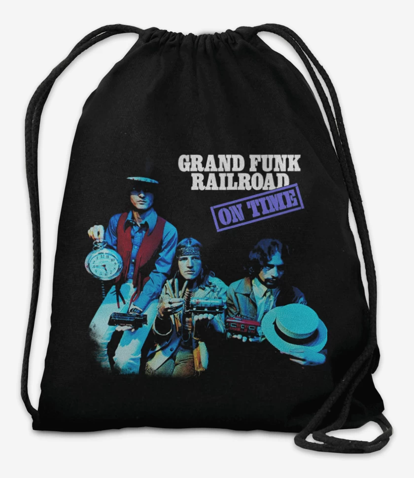 Mochila Negro de Grand Funk On Time