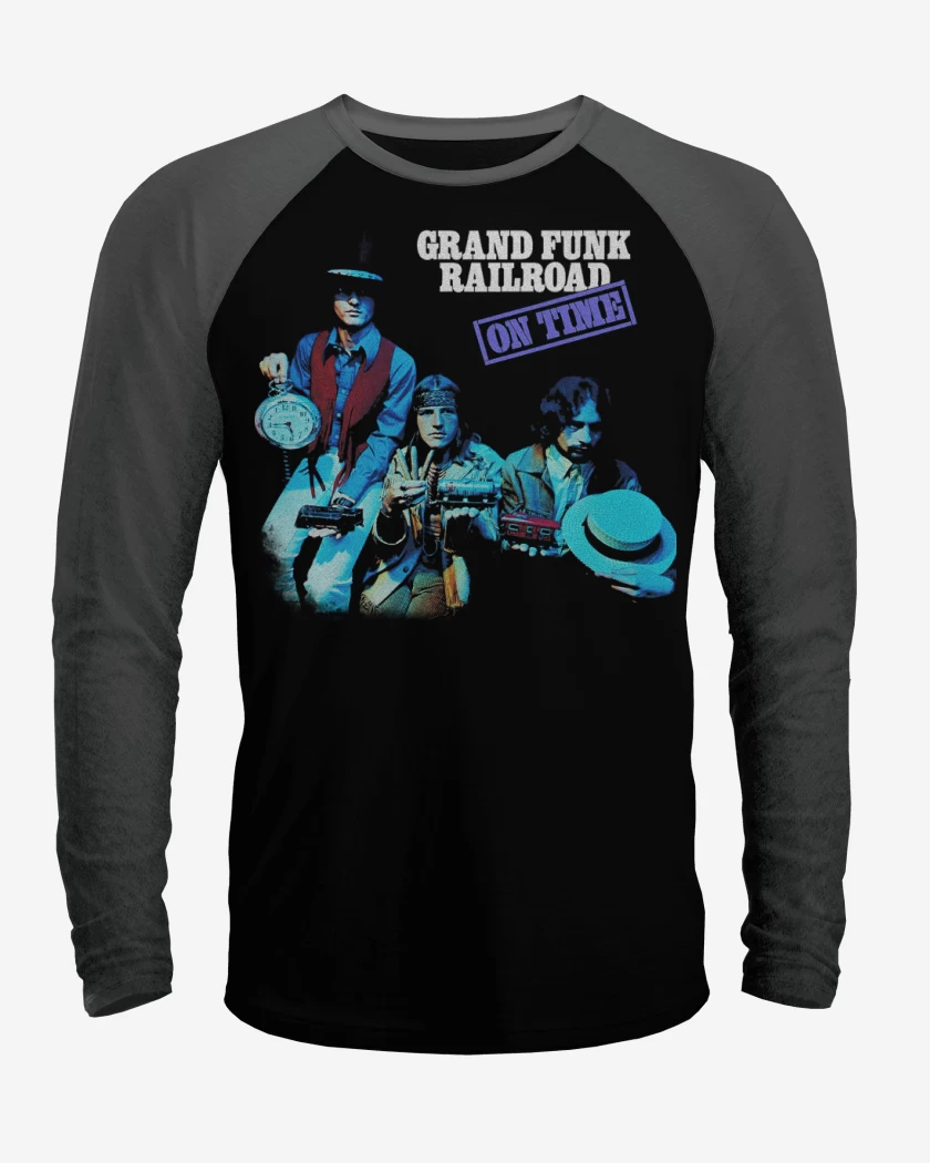Polera Raglan Grand Funk On Time