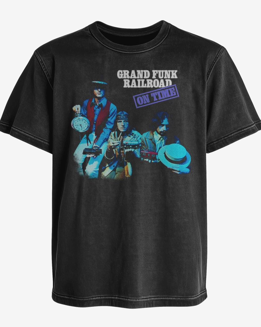 Polera desgastada Grand Funk On Time