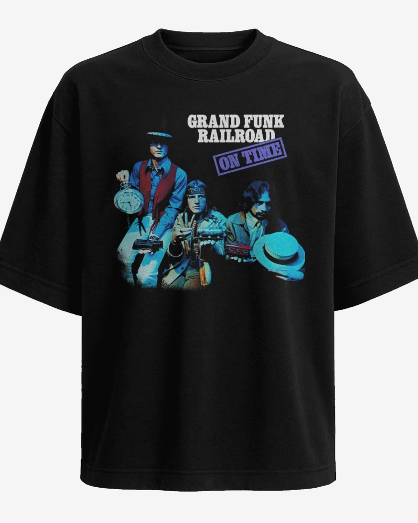 Polera Oversize Grand Funk On Time