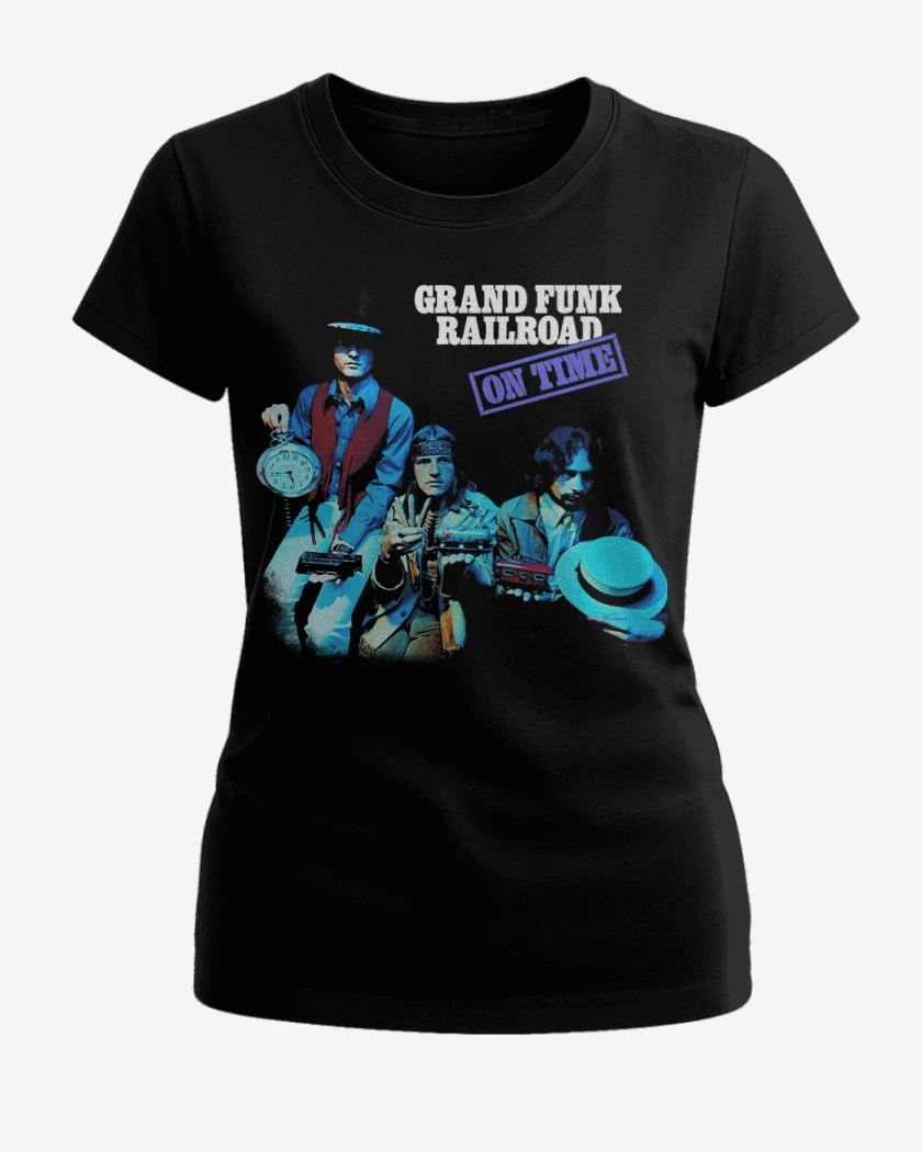 Polera de Mujer Negro de Grand Funk On Time