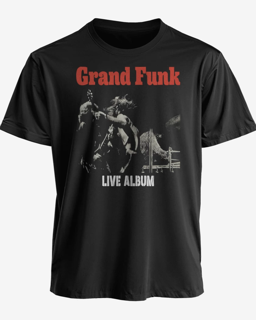 Polera Grand Funk Live Album
