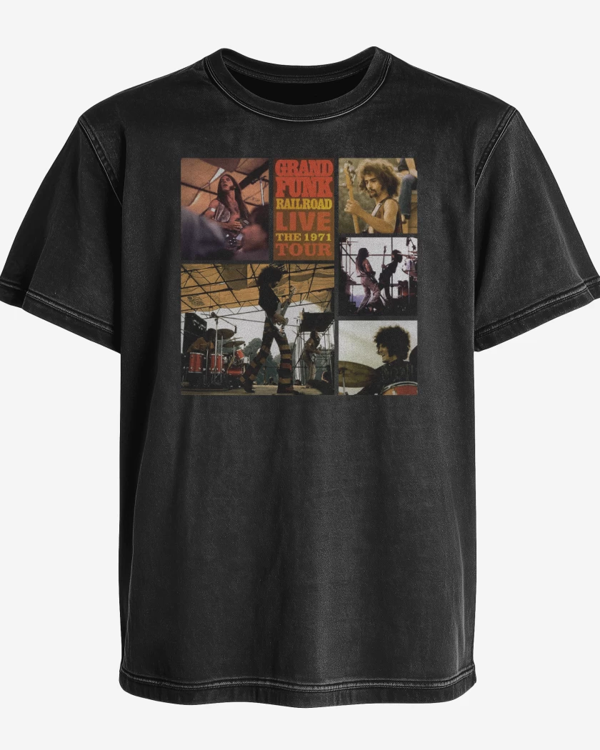 Polera desgastada Grand Funk The 1971 Tour