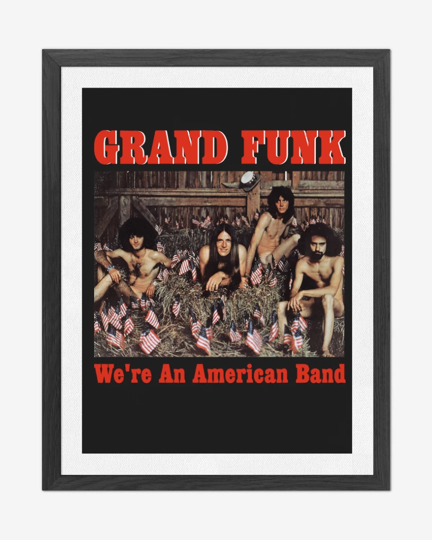 Cuadro decorativo Negro de Grand Funk American Band