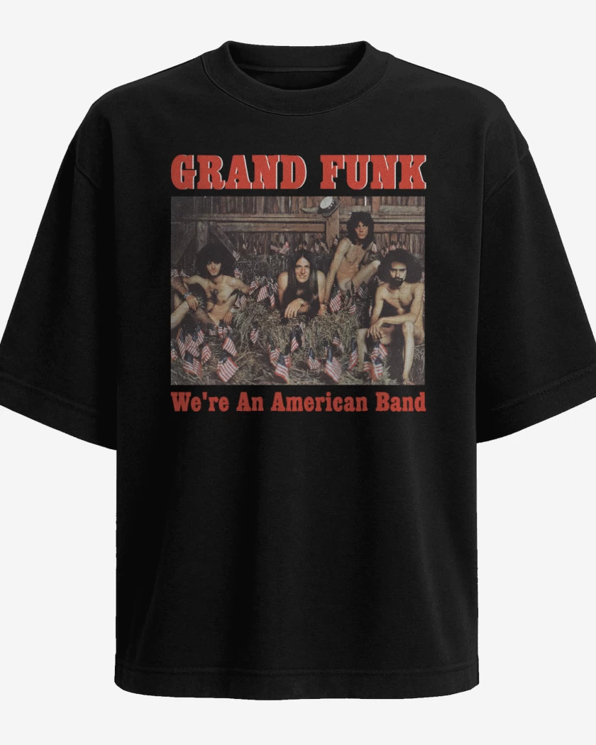 Polera Oversize Grand Funk American Band