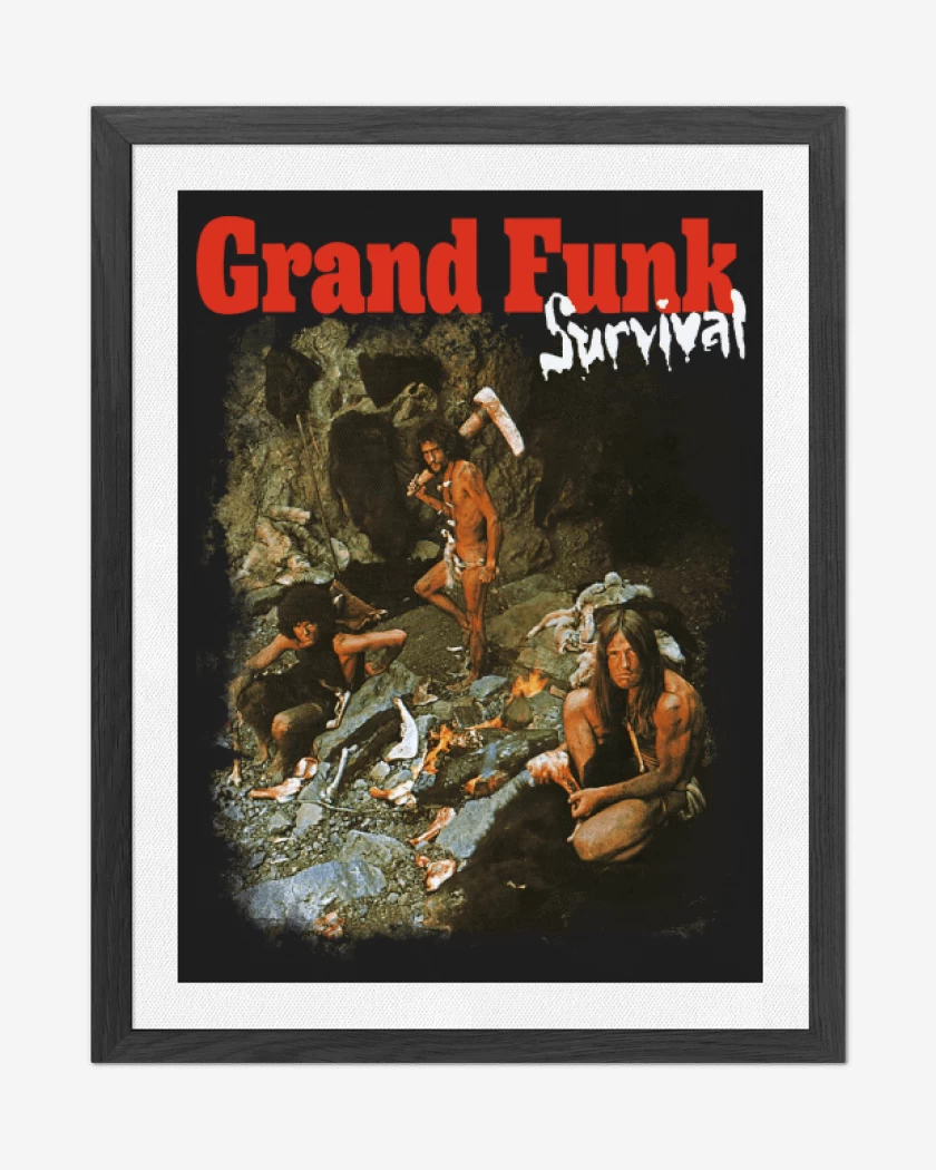Cuadro decorativo Negro de Grand Funk Survival