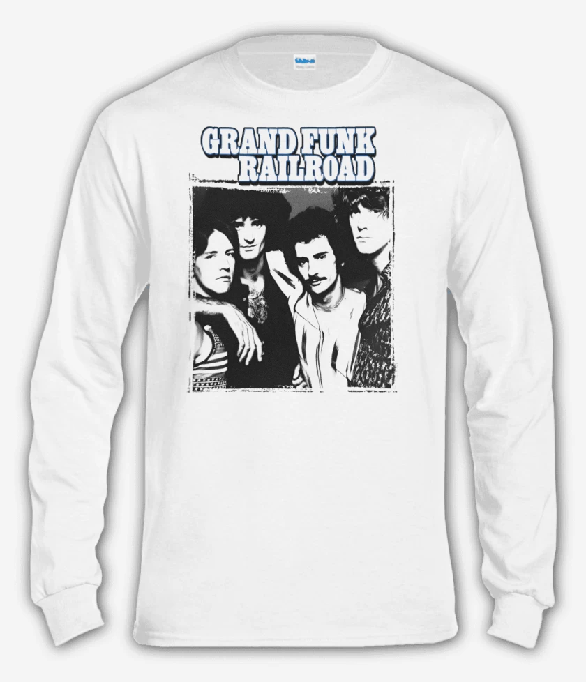 Polera manga larga Blanco de Grand Funk Band II