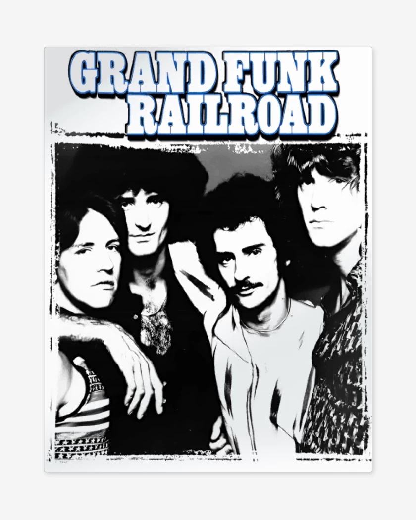 Print metalico Grand Funk Band II