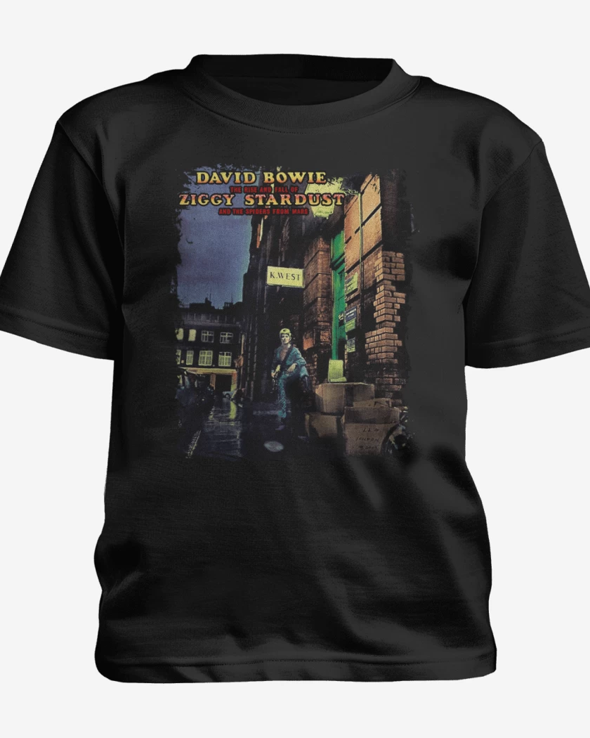 Polera de niño Negro de Ziggy Stardust
