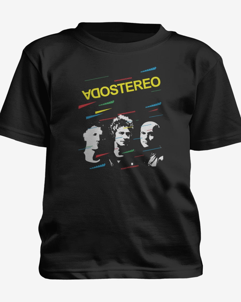 Polera de niño Negro de Soda Stereo