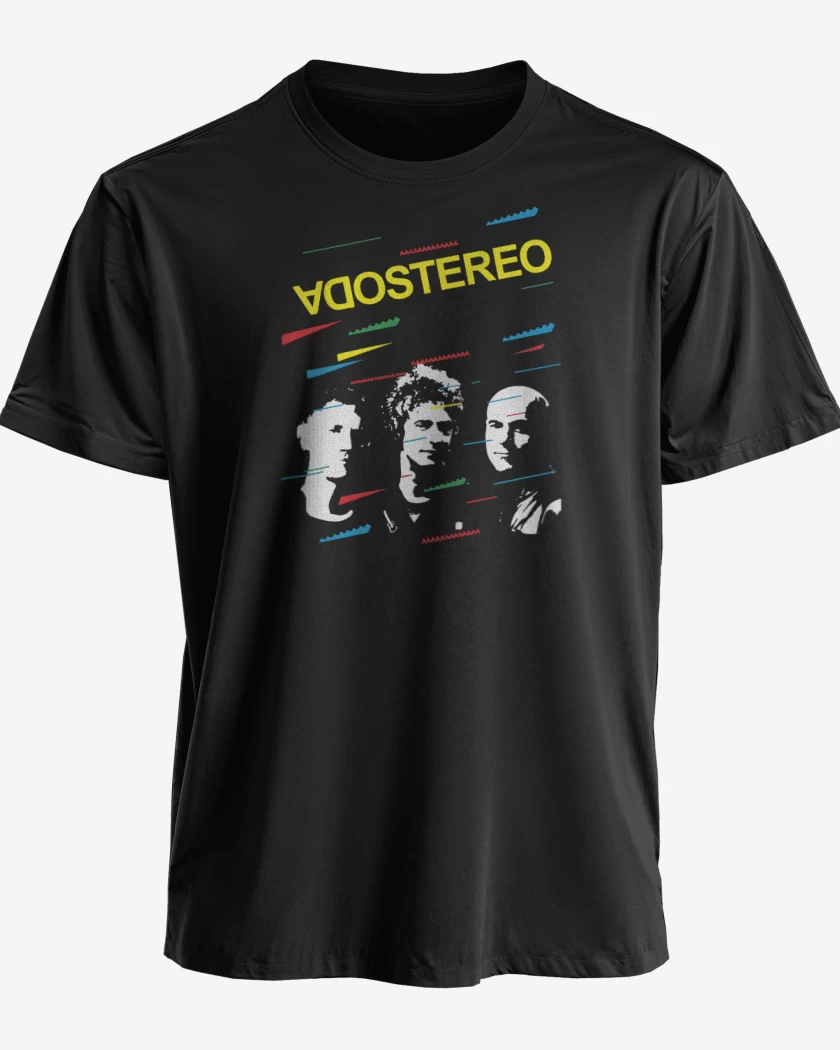 Polera premium Negro de Soda Stereo