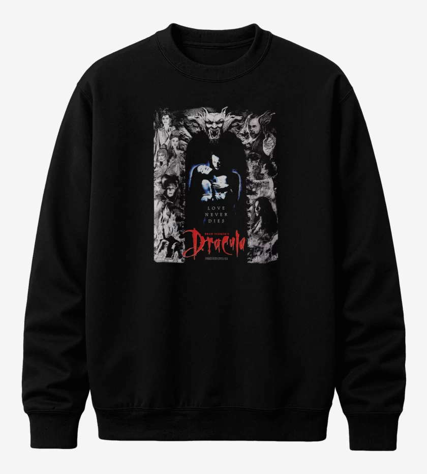 Poleron polo Negro de Bram Stroker Dracula