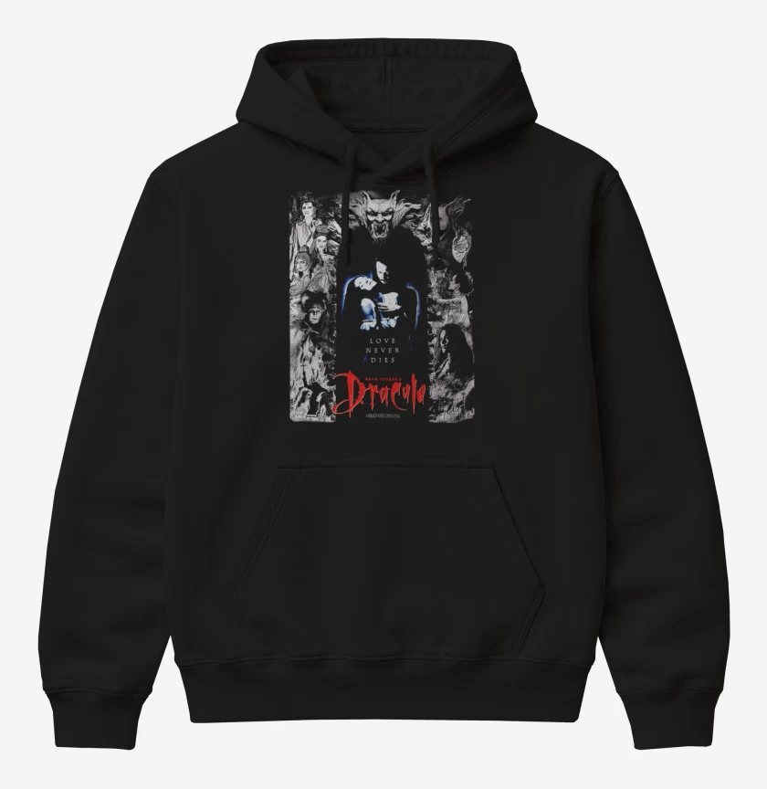 Poleron Canguro básico Negro de Bram Stroker Dracula