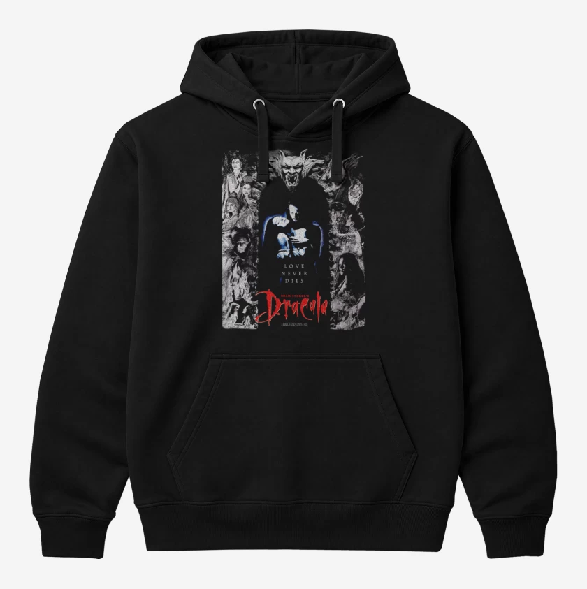 Polerón Canguro Negro de Bram Stroker Dracula