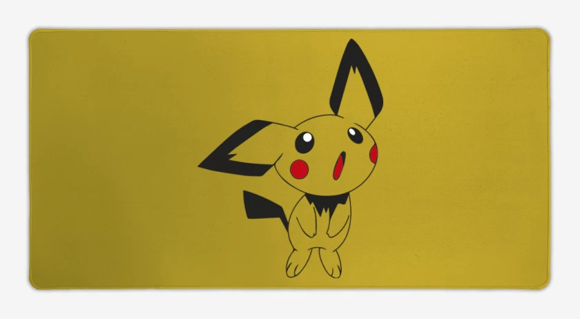 Mouse pad Gamer Amarillo de Pichu