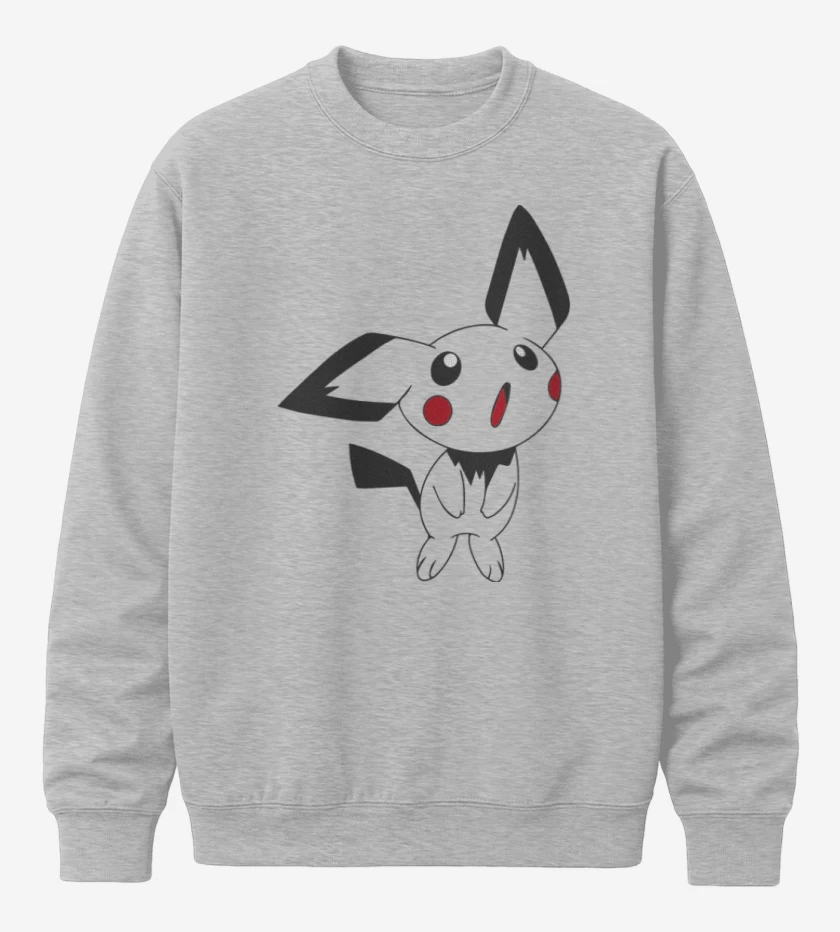 Poleron polo Gris Melange de Pichu