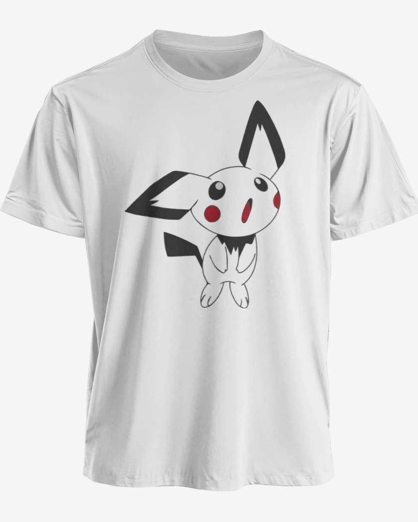 Polera premium Blanco de Pichu
