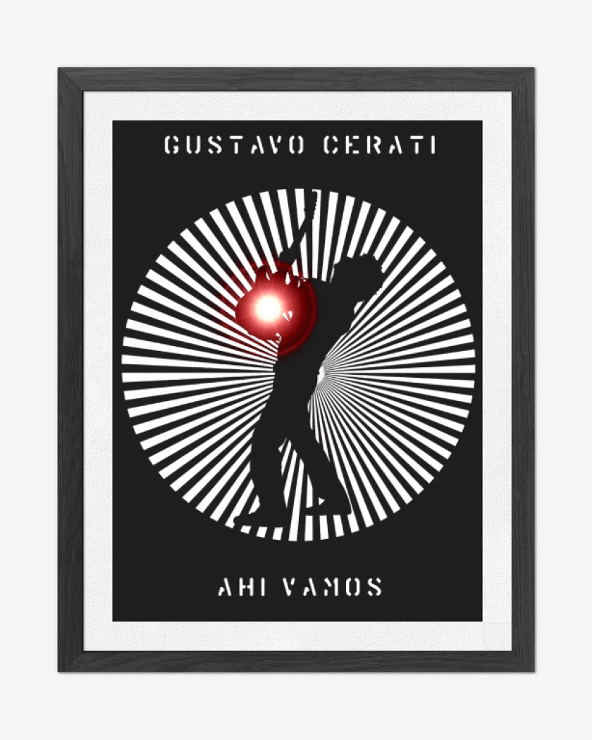 Cuadro decorativo Cerati ahi vamos