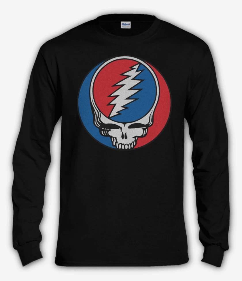 Polera manga larga Negro de Grateful Dead